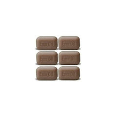 The Soap Works Emu Oil Soap Bar close-up reveals smooth texture for gentle cleansing.