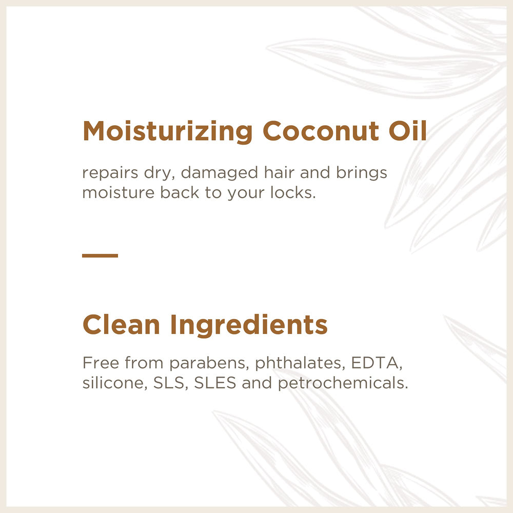 Soapbox Coconut Oil Shampoo ingredients panel shows vitamin E and argan oil nourishment