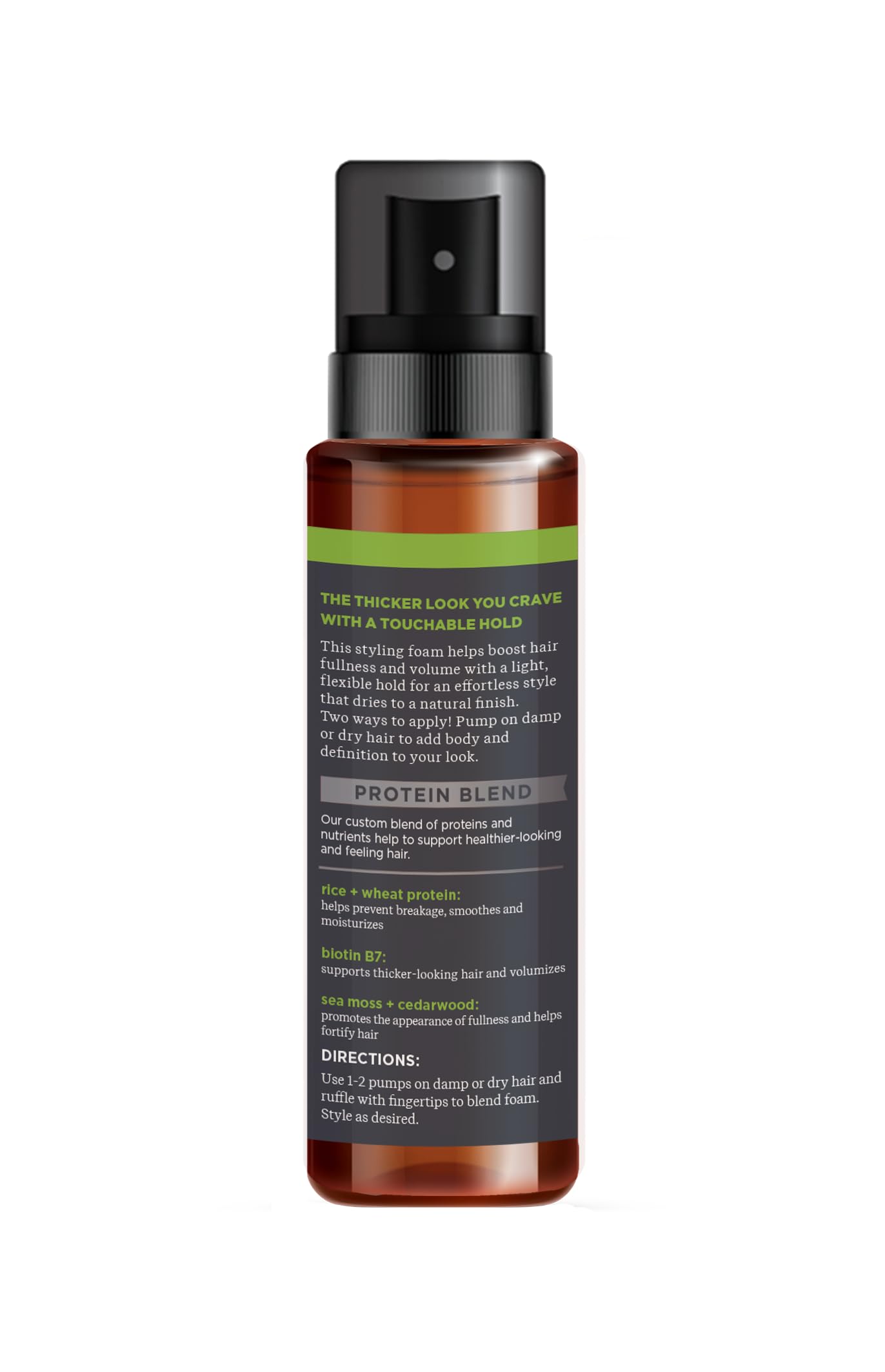Soapbox Men's Thicken & Style foam daily-use styling solution