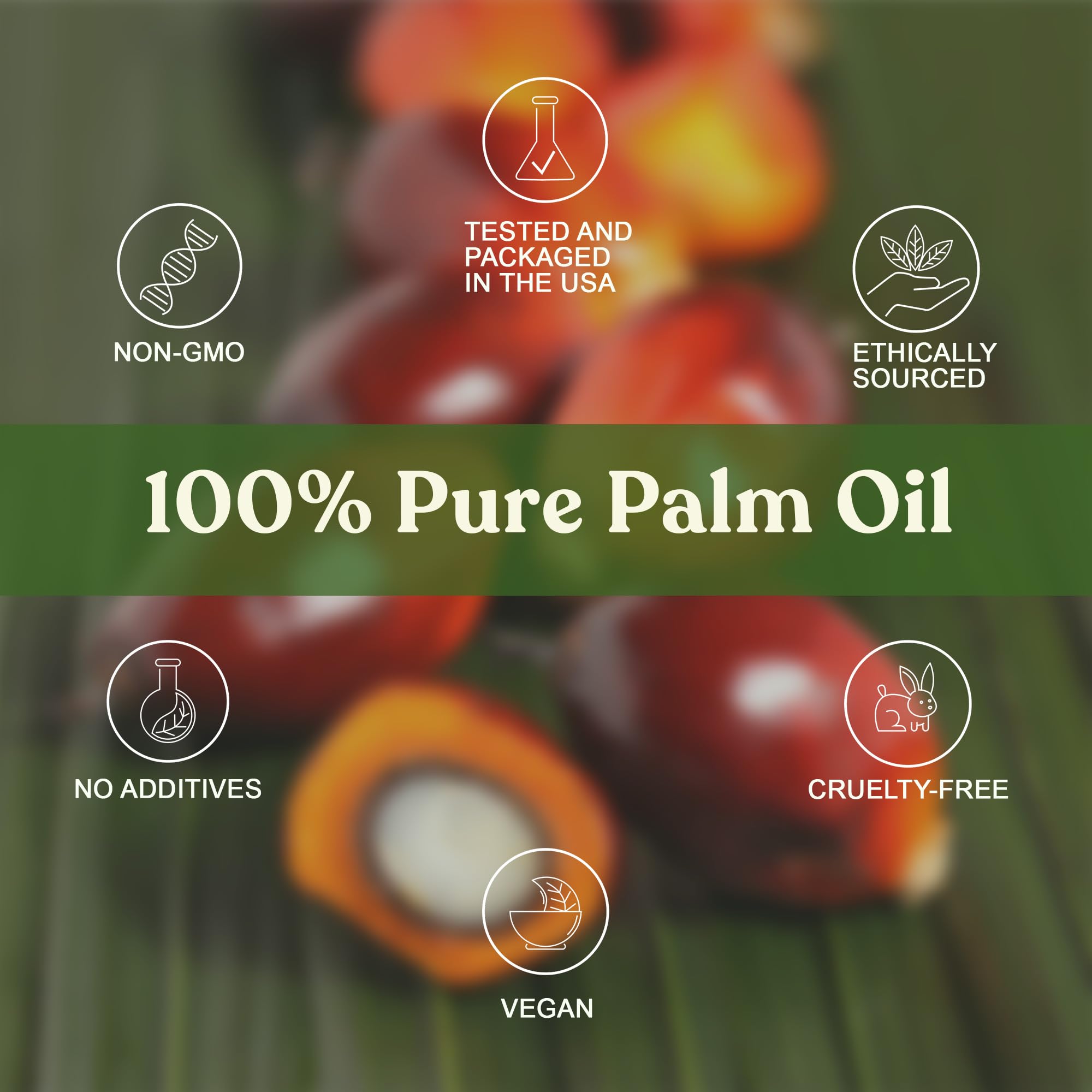 Soapeauty palm oil raw ingredient shot reinforces sustainable sourcing.