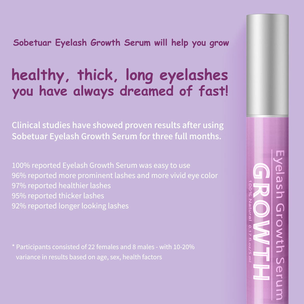 Before-and-after lashes showing length and volume improvements