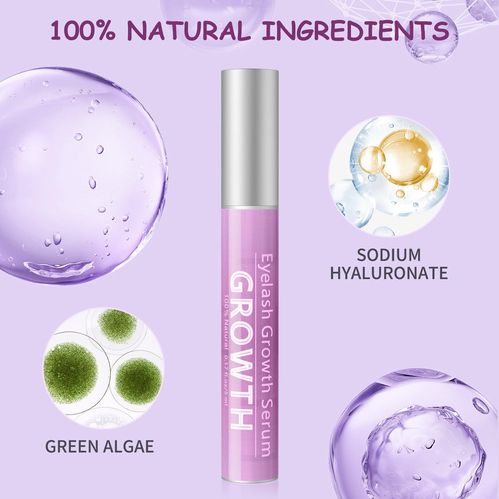 Natural formula ingredients highlight hydrating botanicals for lash conditioning