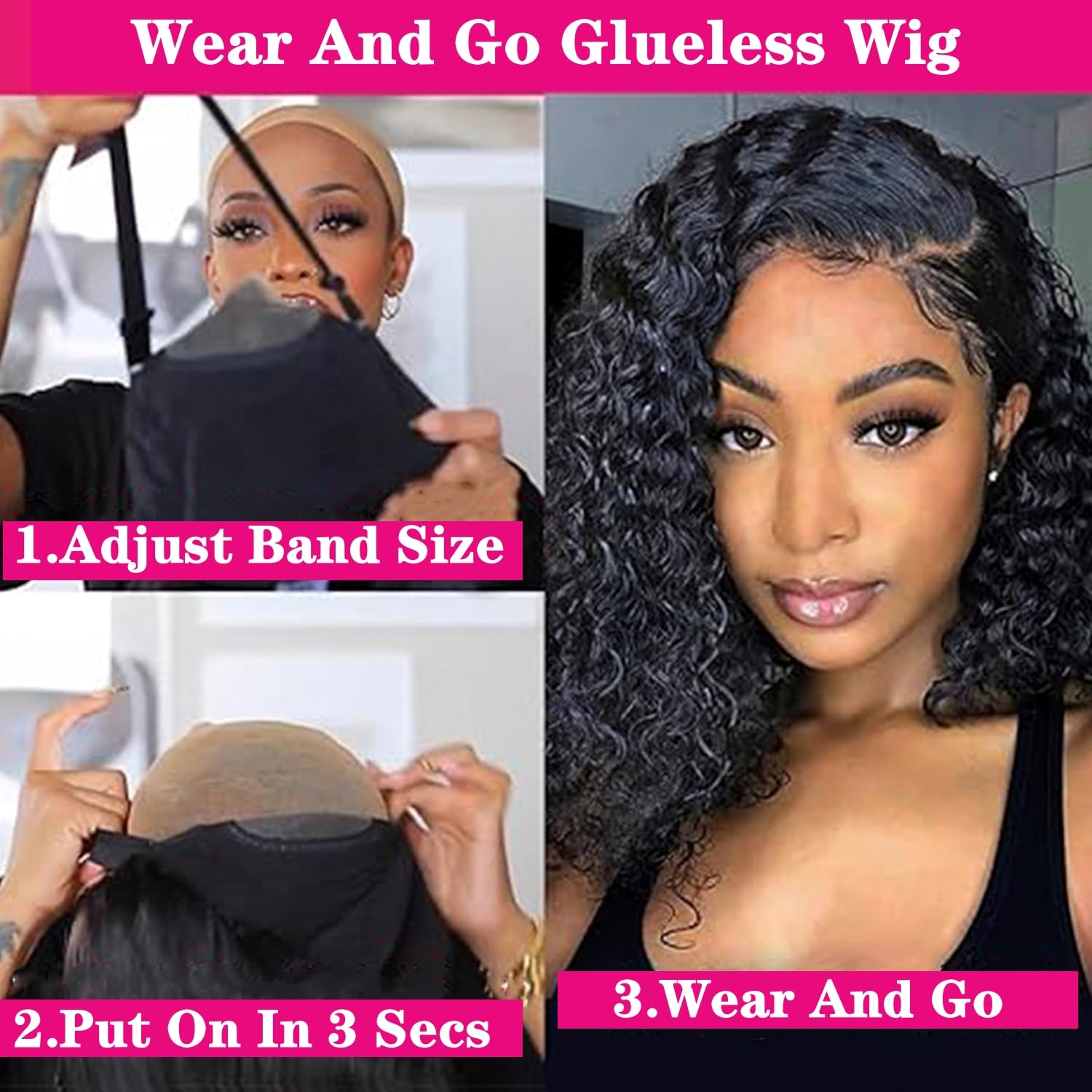 SODLIS 13x4 lace front wig pre-cut close-up highlighting seamless parting.