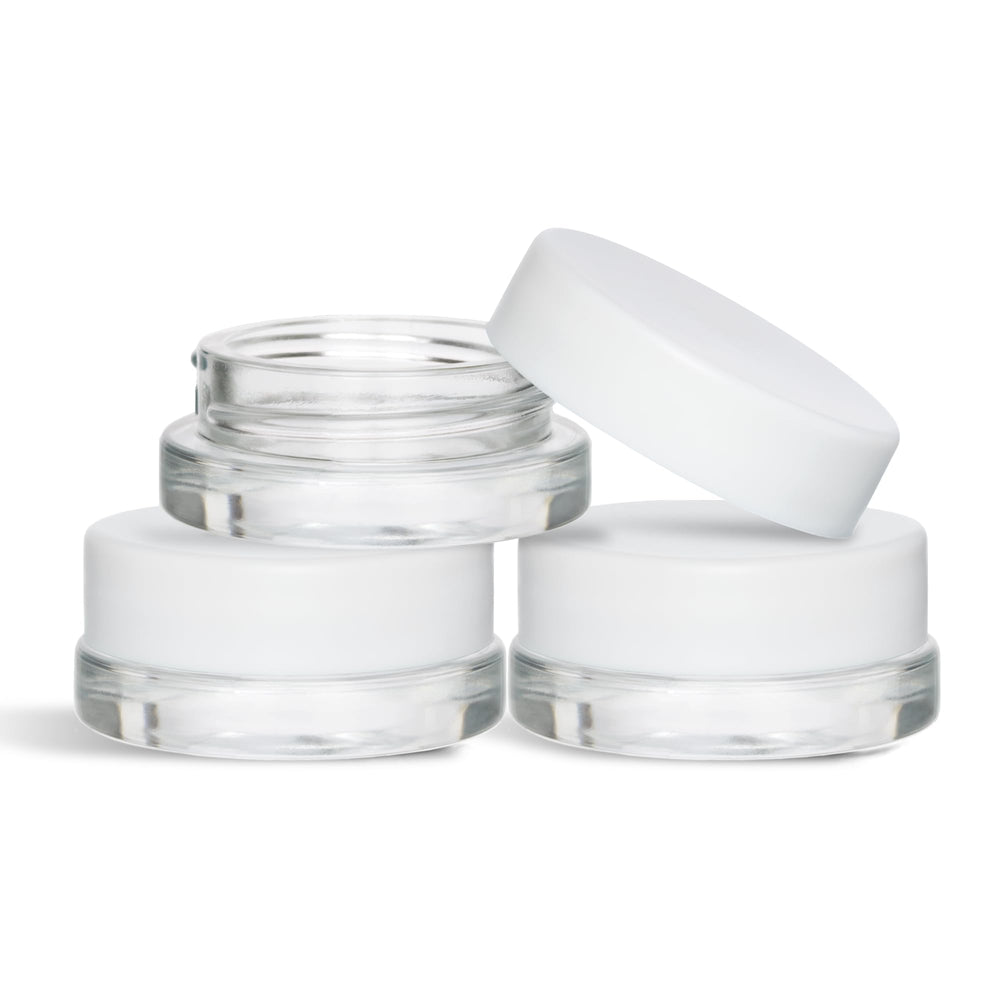 SODO LOCO 7ml thick-bottom glass jar for oils and balms.