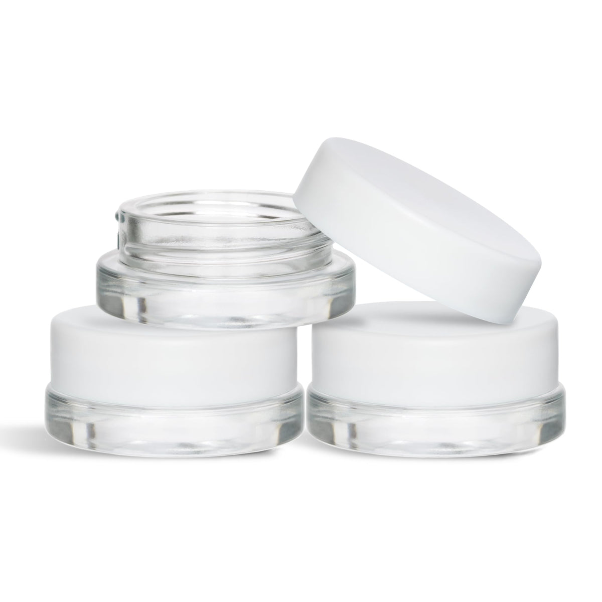SODO LOCO 7ml thick-bottom glass jar for oils and balms.