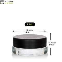 Thick-bottom glass jar by SODO LOCO showcasing durability and premium look.