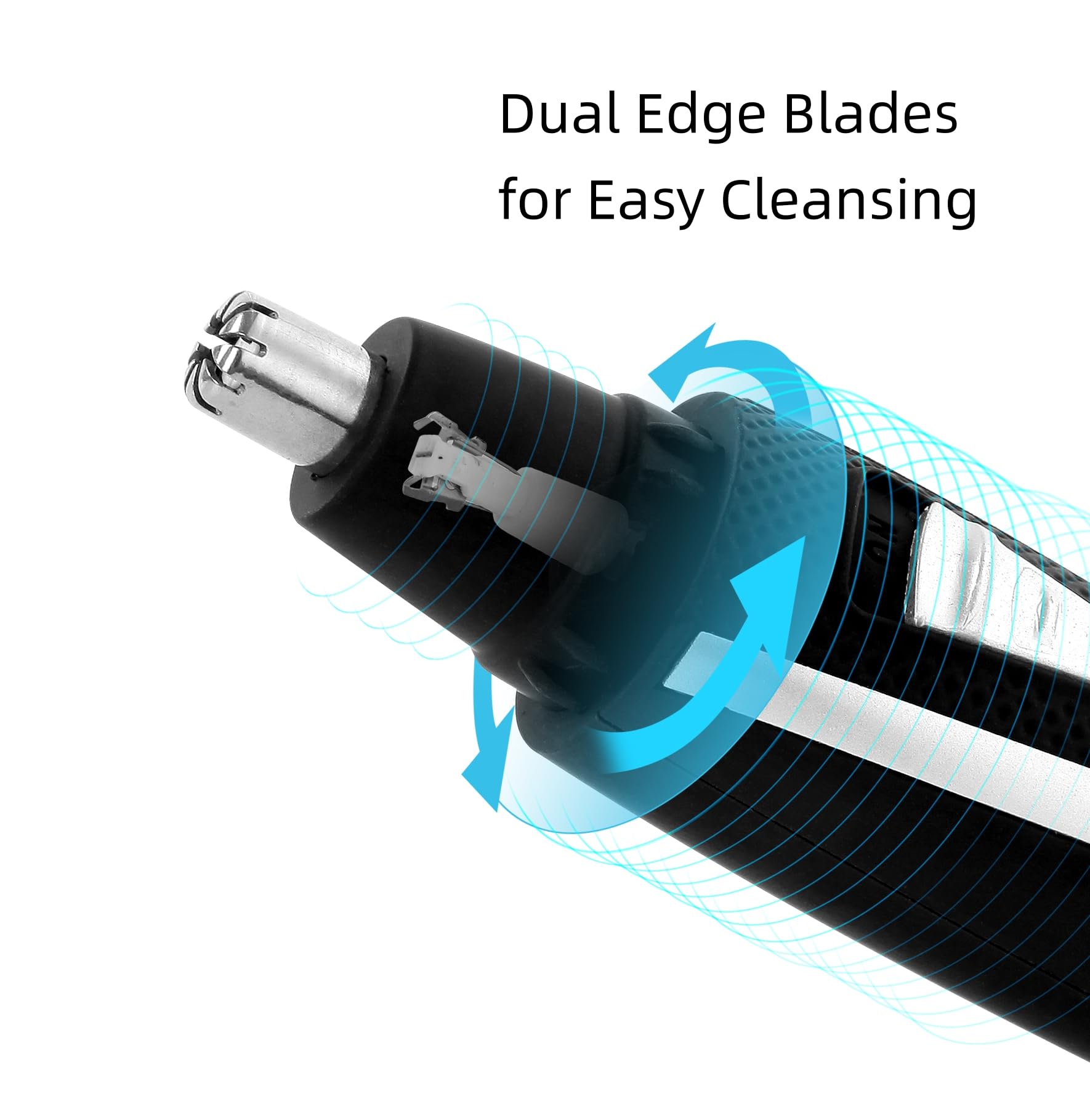 Sodynee nose trimmer waterproof blades for safe cleaning after use