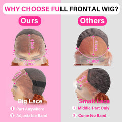 SOEZ 13x4 lace front wig with Swiss lace blends invisibly for a seamless hairline.