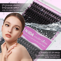 SOFENIDA plant-fiber matte materials keep lashes soft and lightweight.