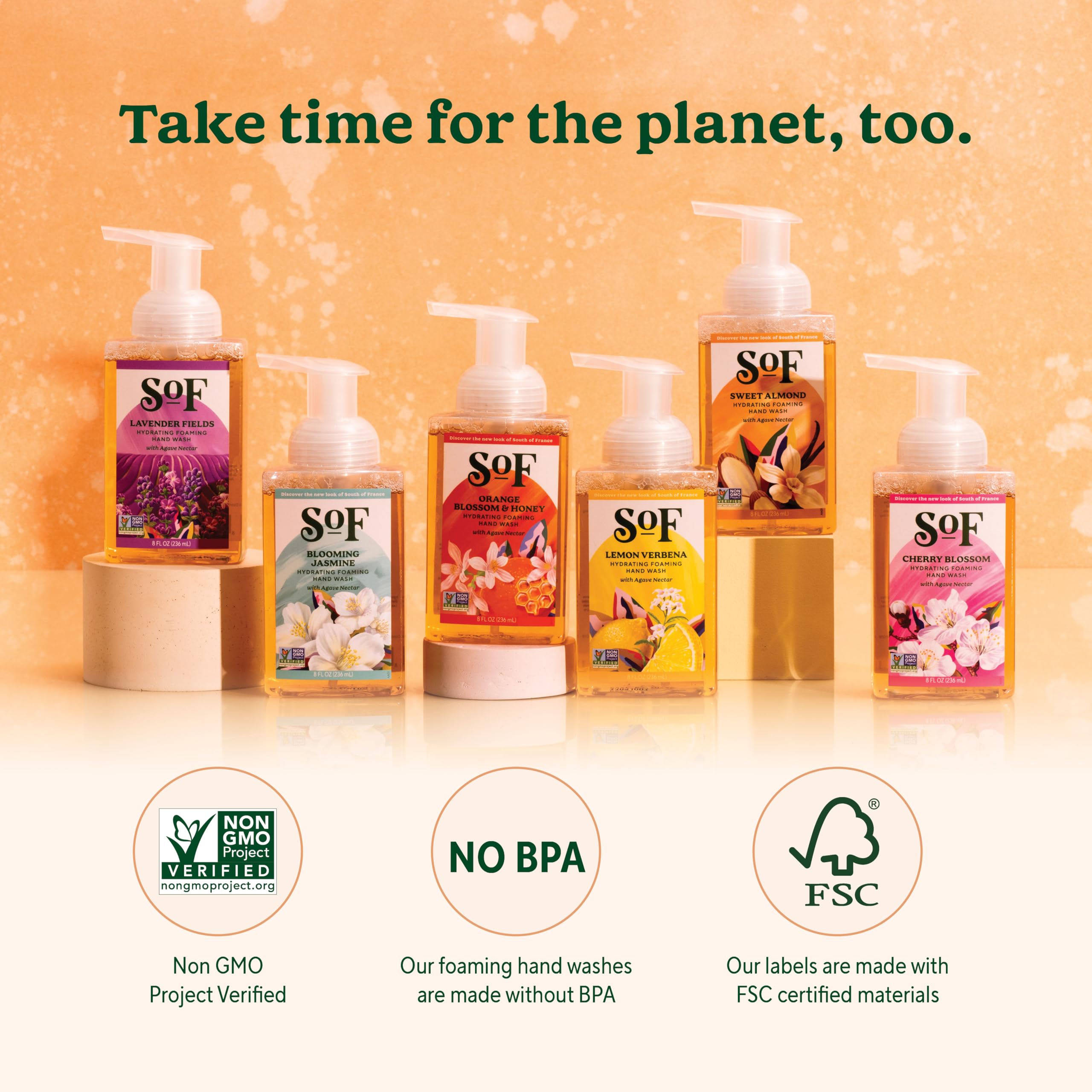 SoF 3-pack display highlights savings and convenient daily hand care