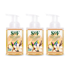 SoF Hydrating Foaming Hand Wash Sweet Almond bottle with rich lather and comforting aroma