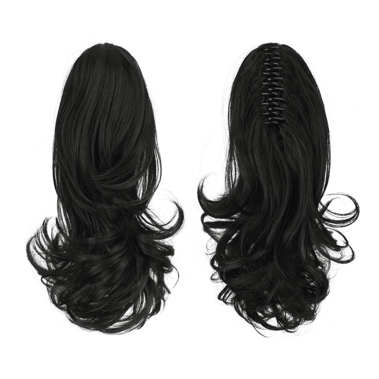 SOFEIYAN ponytail extension shows natural-looking curls for daily glam.
