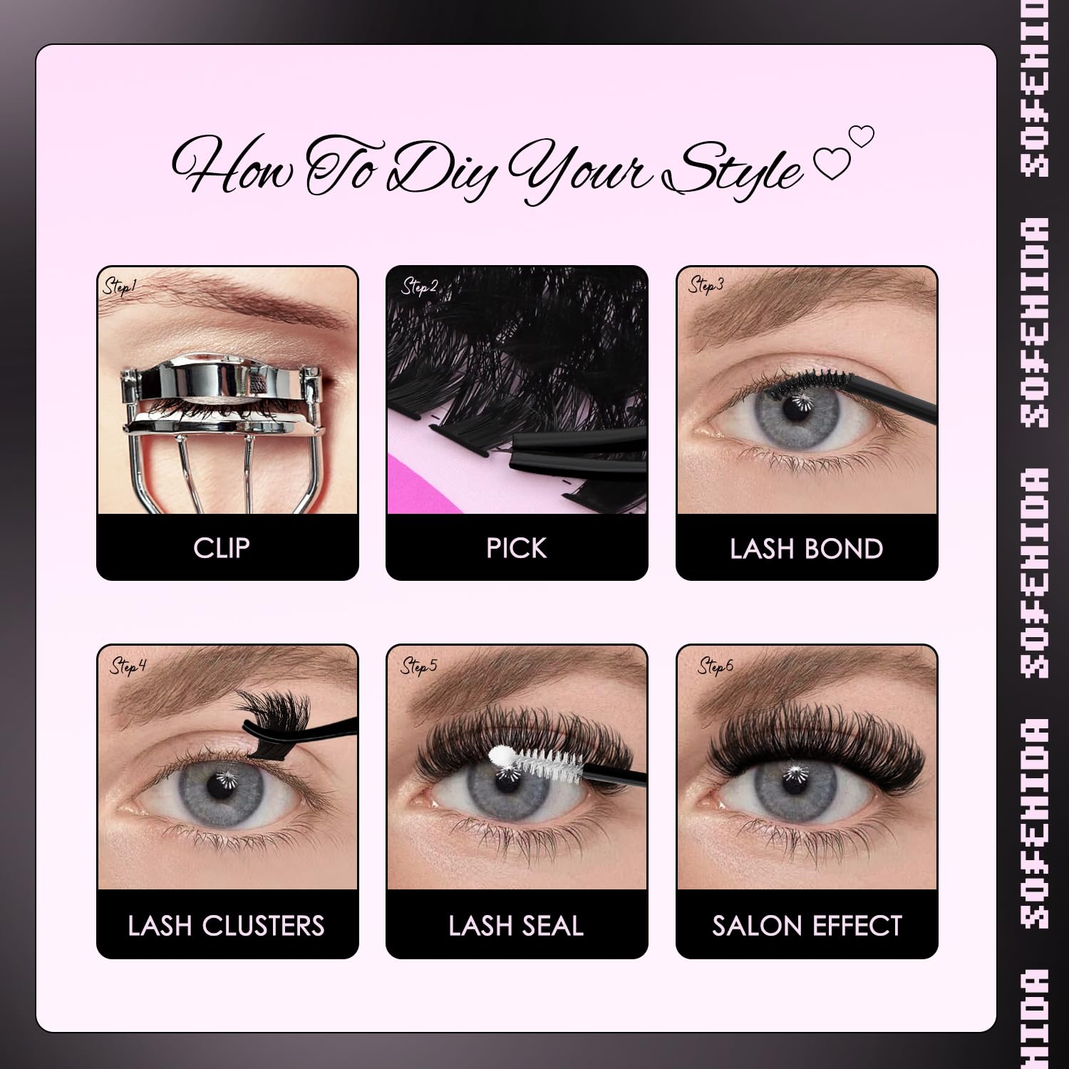 Beginner-friendly kit for DIY lash looks at home.
