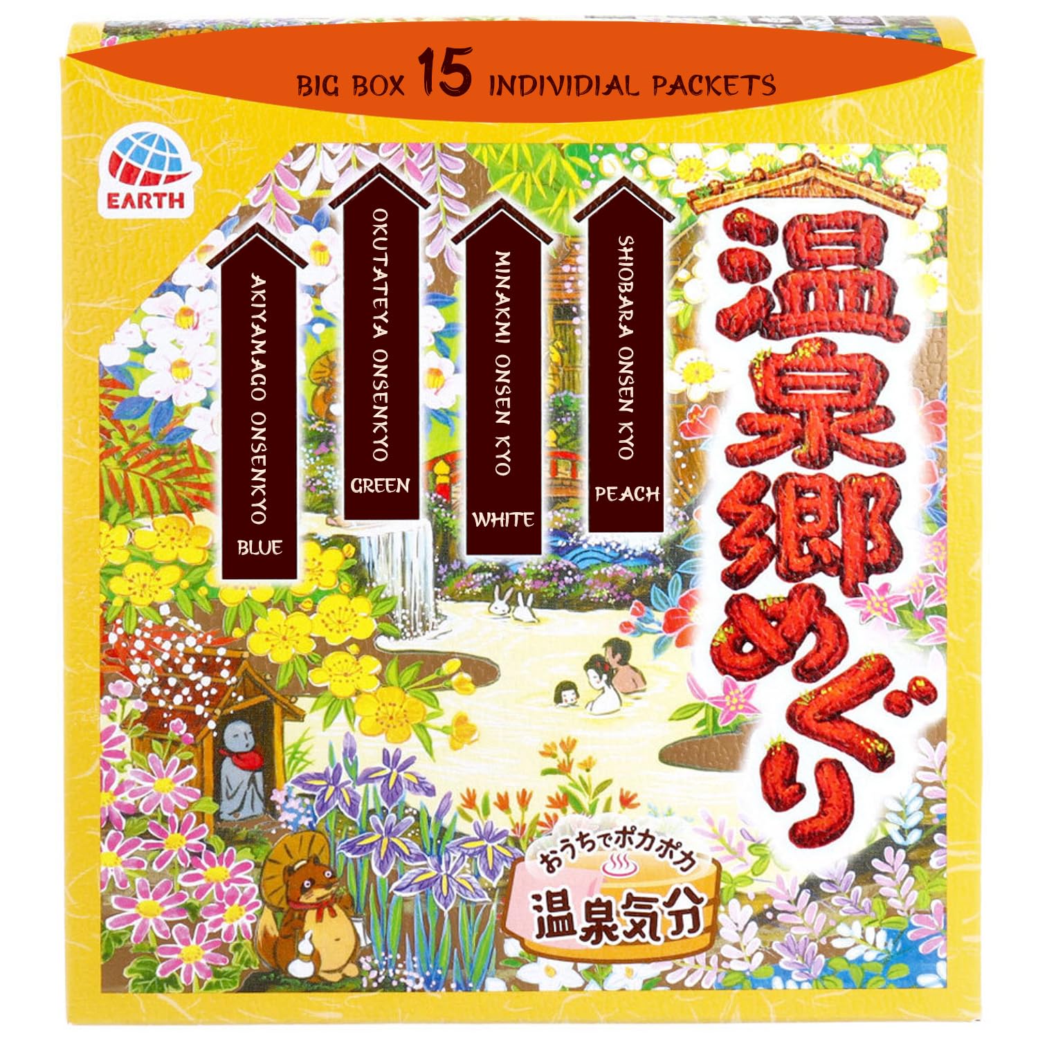 SOFIA BY ODE Earth Meguri bath powder packaging enhances at-home spa setup and scent experience.