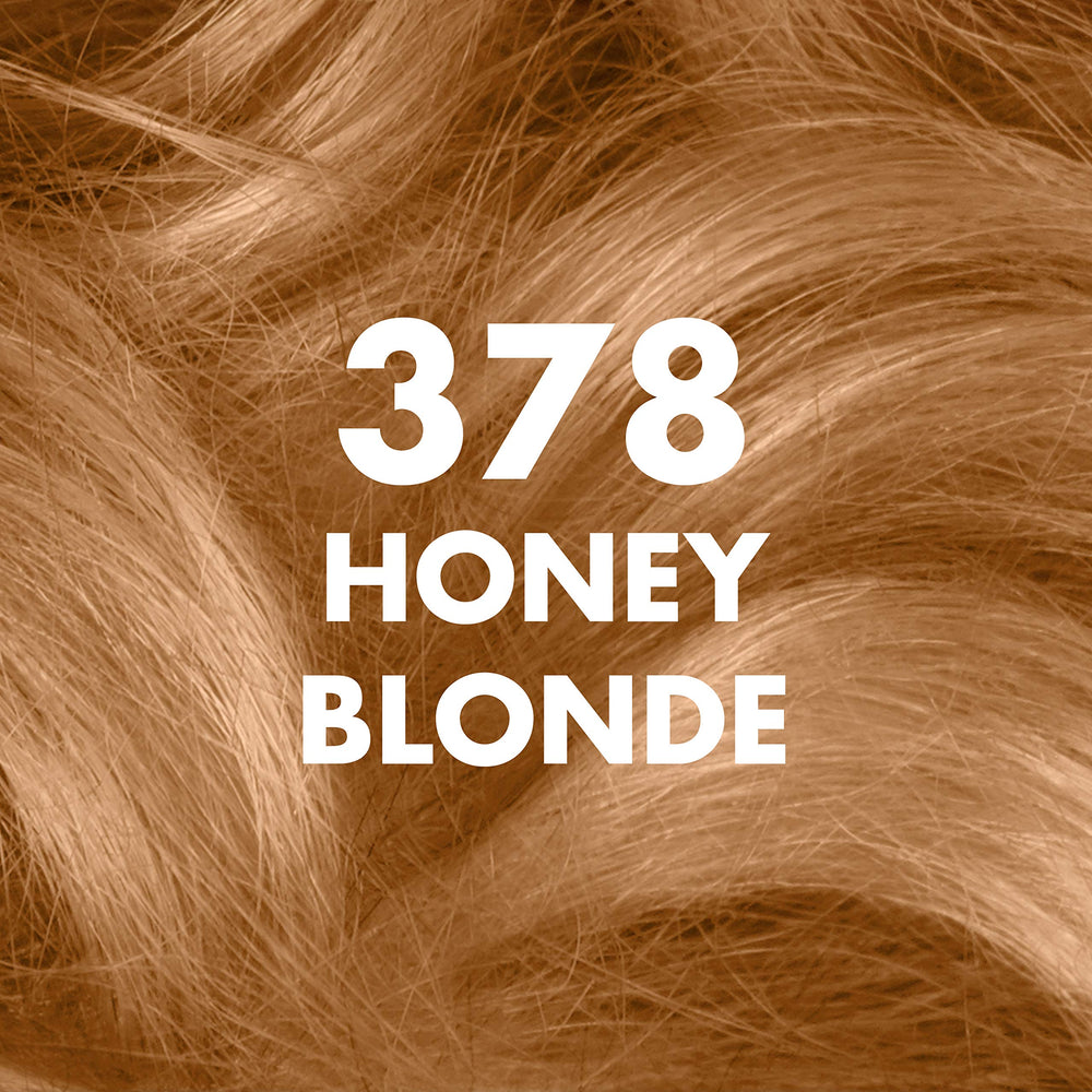 SoftSheen-Carson Honey Blonde finished hair shine after color processing.