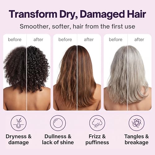 sohl-I.D. Hair Mask cream dispense captures creamy texture ideal for detangling.