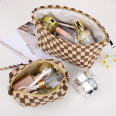 SOIDRAM cosmetics storage bag for women keeps items neatly contained and easy to find.
