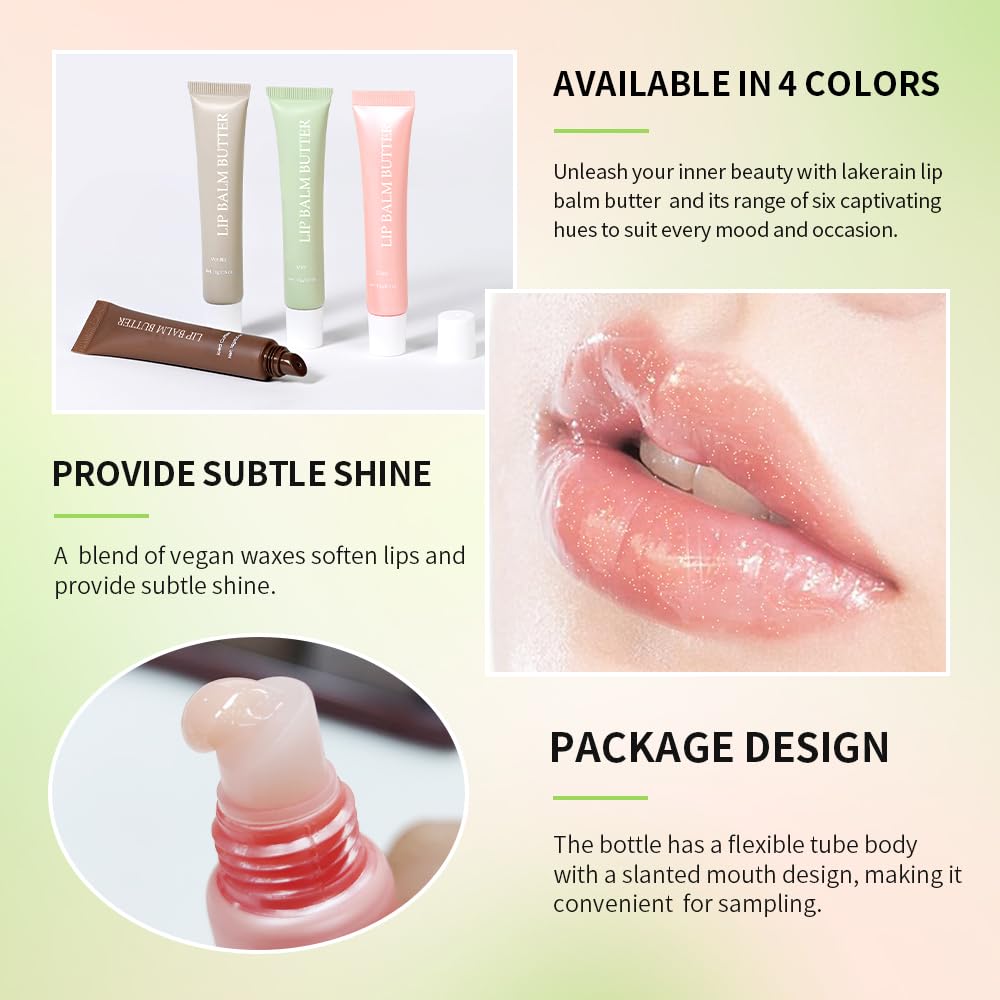 Sokgo Lip Glossy Butter Lip Balm glossy finish adds radiant shine for daily glamour