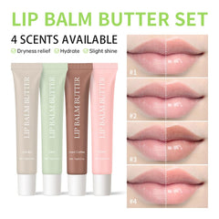 Sokgo Lip Glossy Butter Lip Balm twist-application demonstrates convenient on-the-go moisture