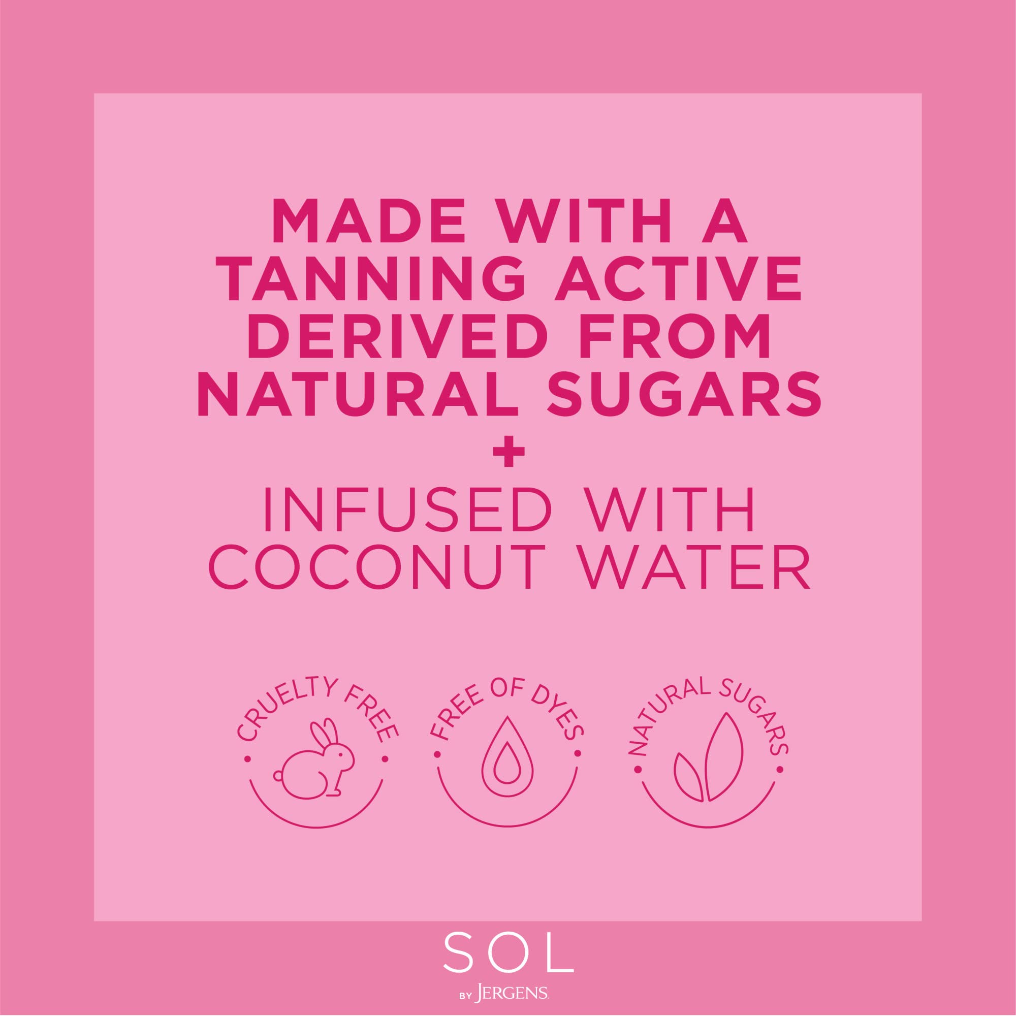 SOL by Jergens Deep Water adds a light passionfruit scent during tanning.