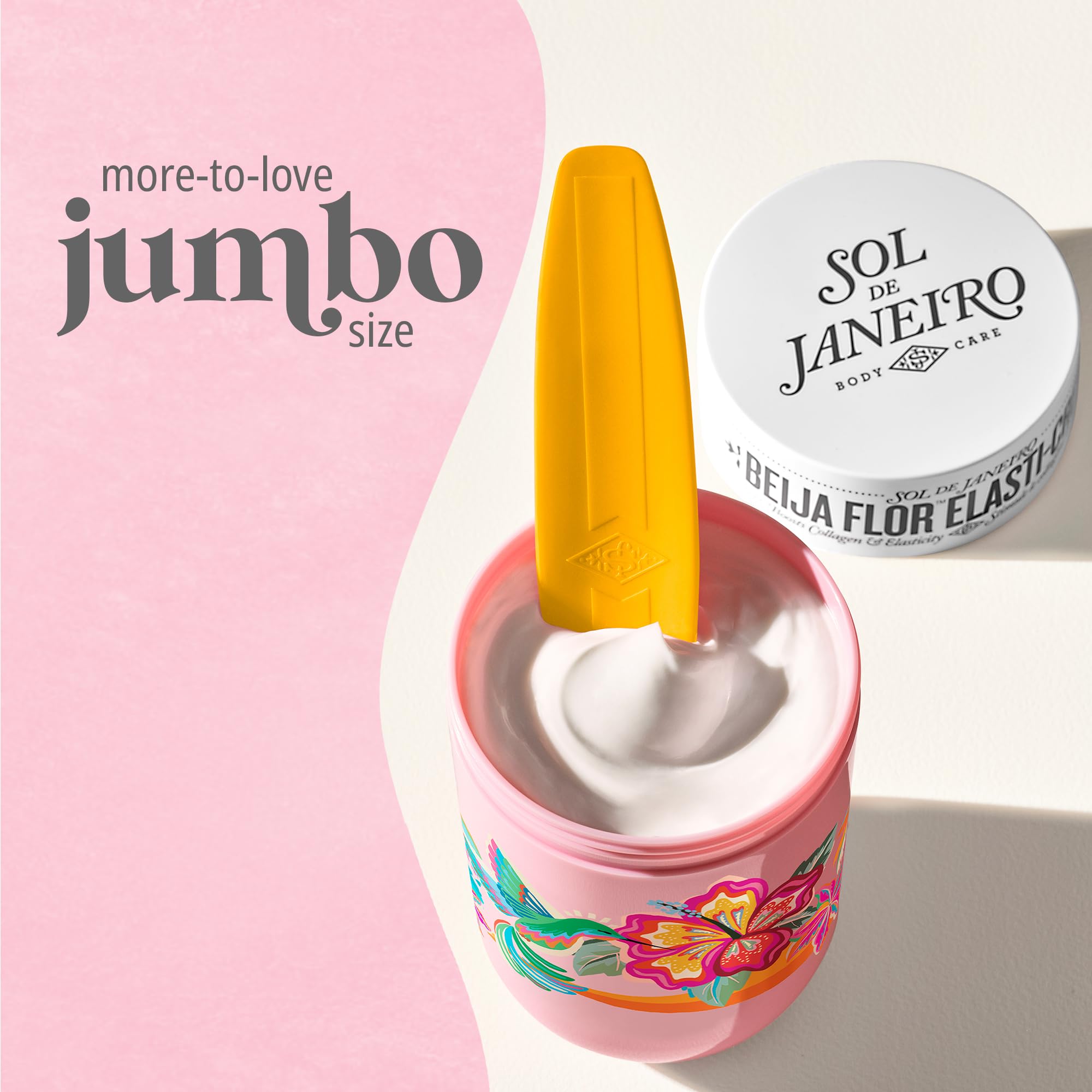 Sol de Janeiro 500ml jumbo packaging signals long-lasting daily use