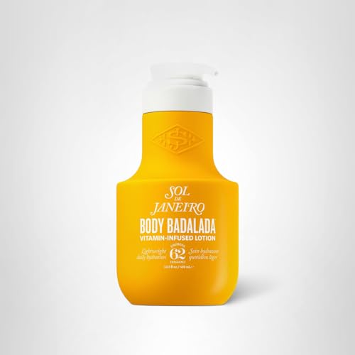 Sol de Janeiro Badalada Vanilla Lotion after-shower routine scene.