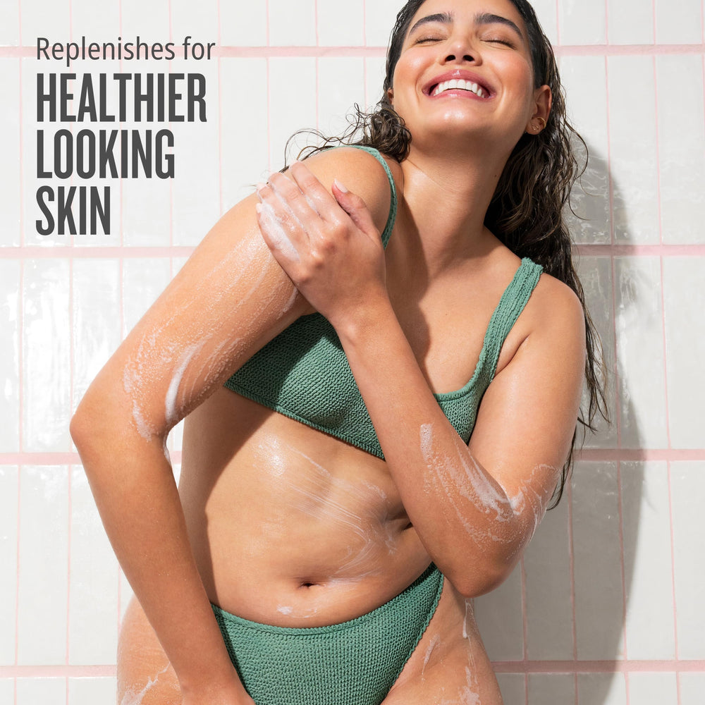 Sol de Janeiro Beija Flor Body Wash gel texture close-up emphasizes gentle cleansing.