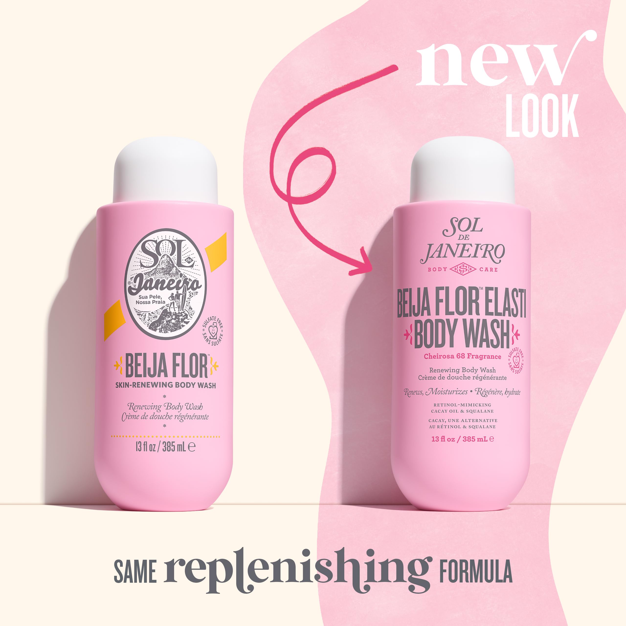 Sol de Janeiro Beija Flor Body Wash lather forming rich foam.