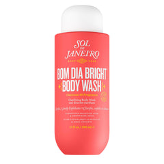 Sol de Janeiro Bom Dia Bright Body Wash bottle in shower for radiant skin