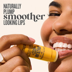 Sol de Janeiro lip butter texture closeup illustrating melt-in hydration
