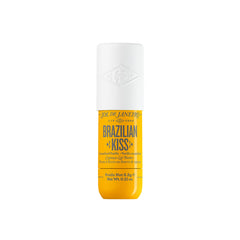 Sol de Janeiro Brazilian Kiss lip butter tube closeup showing smooth, nourished lips