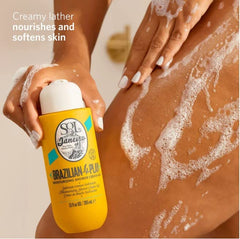Sol de Janeiro pump-dispense action enables easy, controlled cleansing.