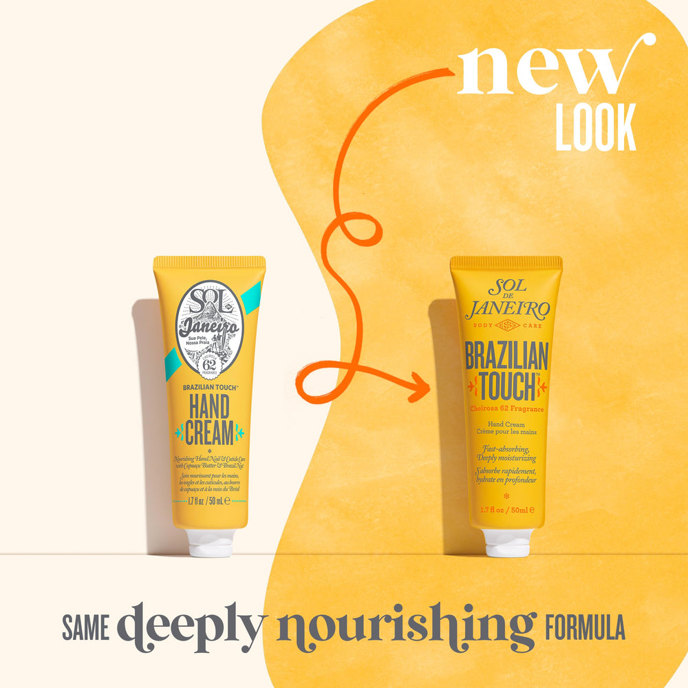 Sol de Janeiro Brazilian Touch Hand Cream swirl texture reveals non-greasy finish