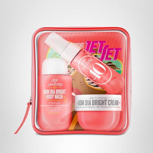 Sol de Janeiro Bright Jet Set trio on-the-go routine.