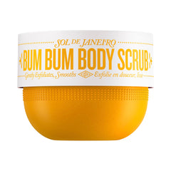 Sol de Janeiro Bum Bum Body Scrub packaging showcases premium at-home spa vibe.