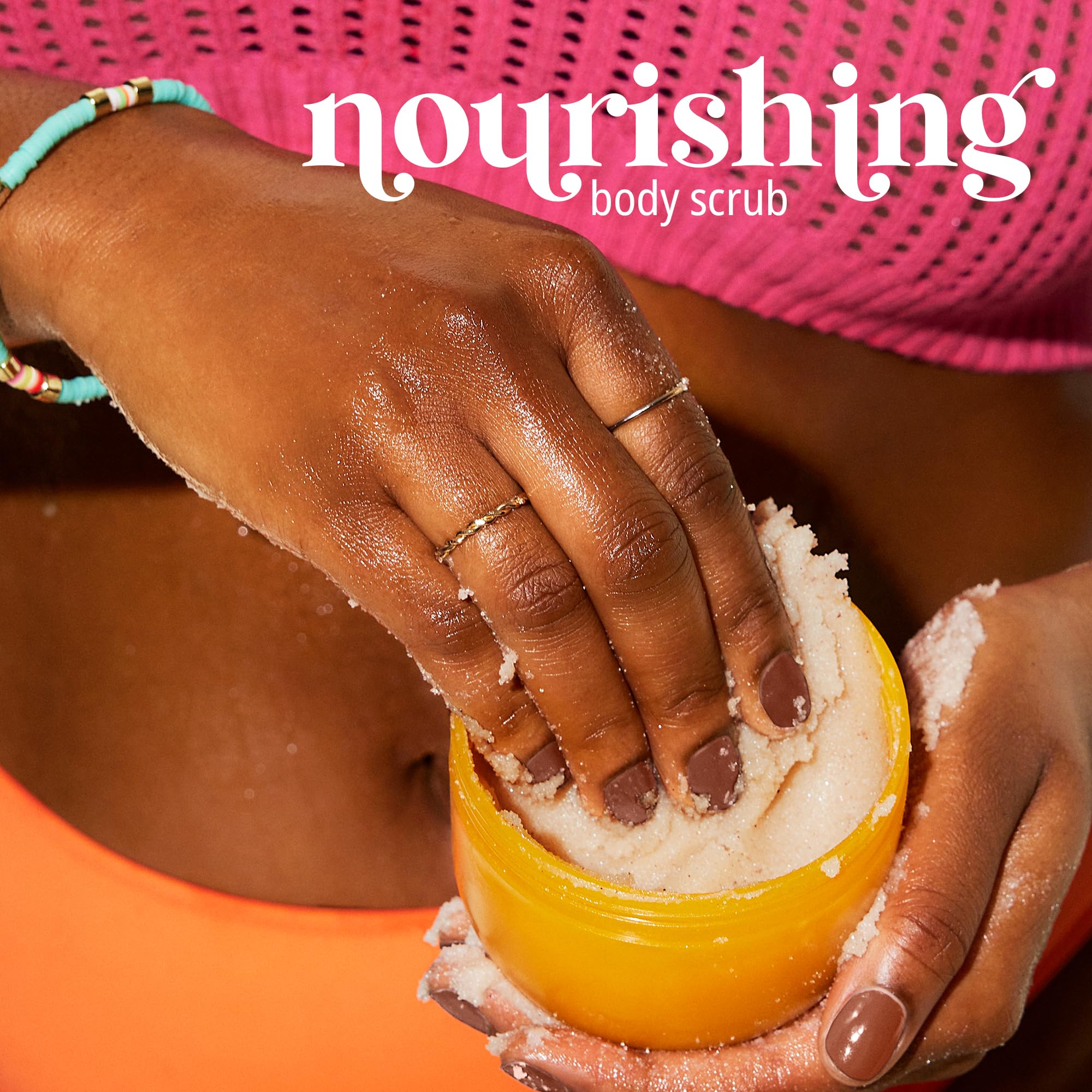 Sol de Janeiro Bum Bum Body Scrub ultrafine exfoliants reveal microgranules for daily polish.