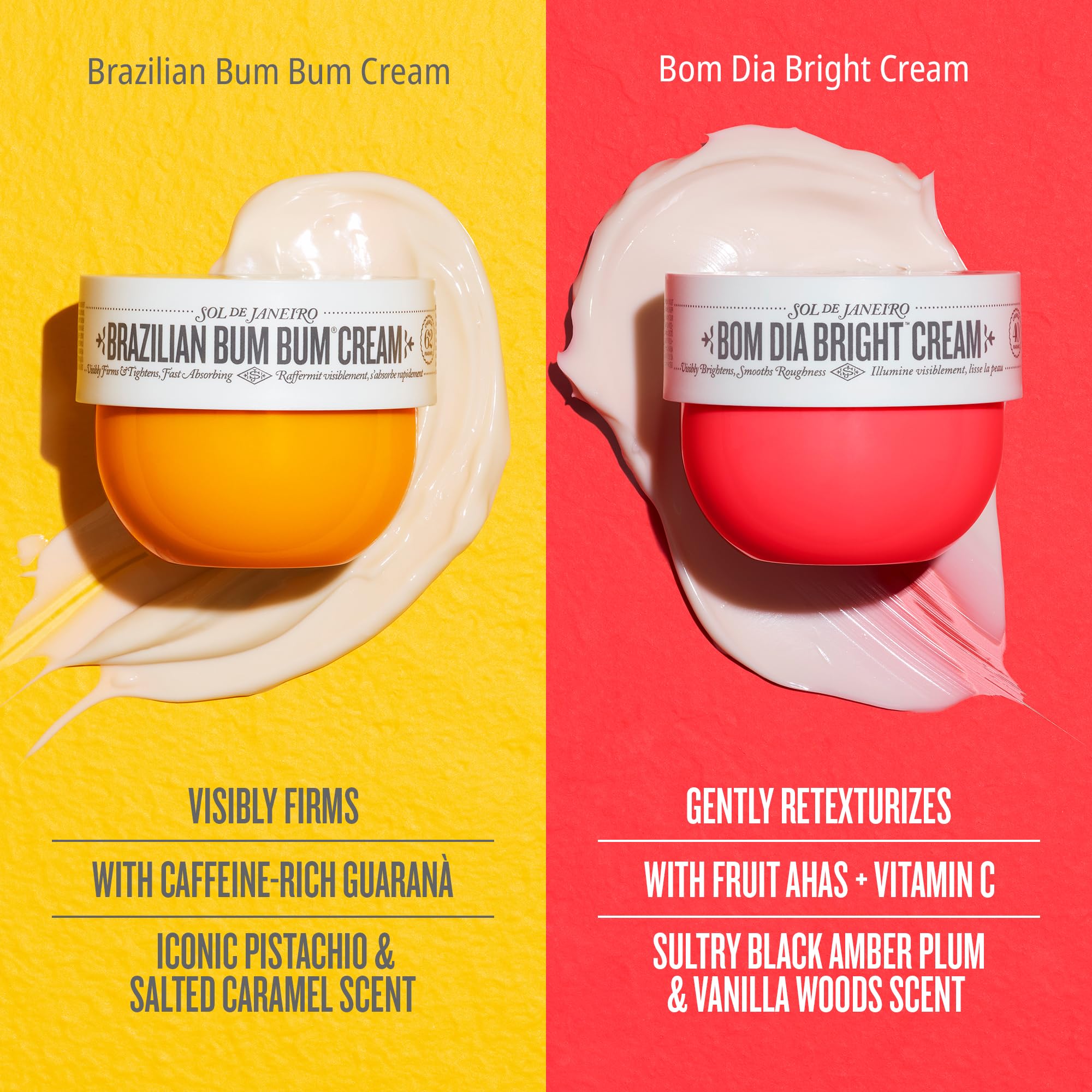 Sol de Janeiro Bum Bum Cream 25ml tube with creamy, firming-looking texture.