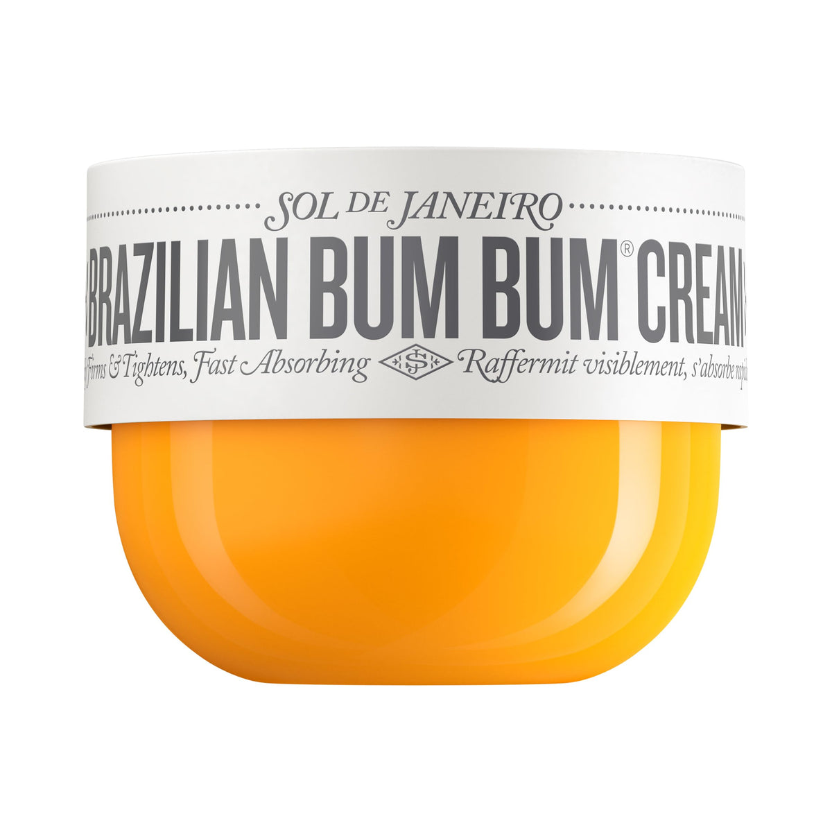 Sol de Janeiro Bum Bum Cream jar closeup showing rich texture for moisturized, smooth skin