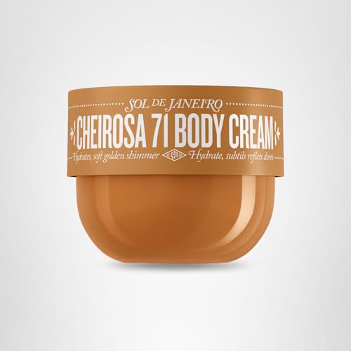 Sol de Janeiro Cheirosa 71 shimmer on torso enhances holiday-ready glow