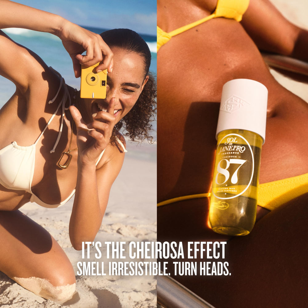 Travel-size Rio Radiance mist bottle for on-the-go refreshment by Sol de Janeiro.