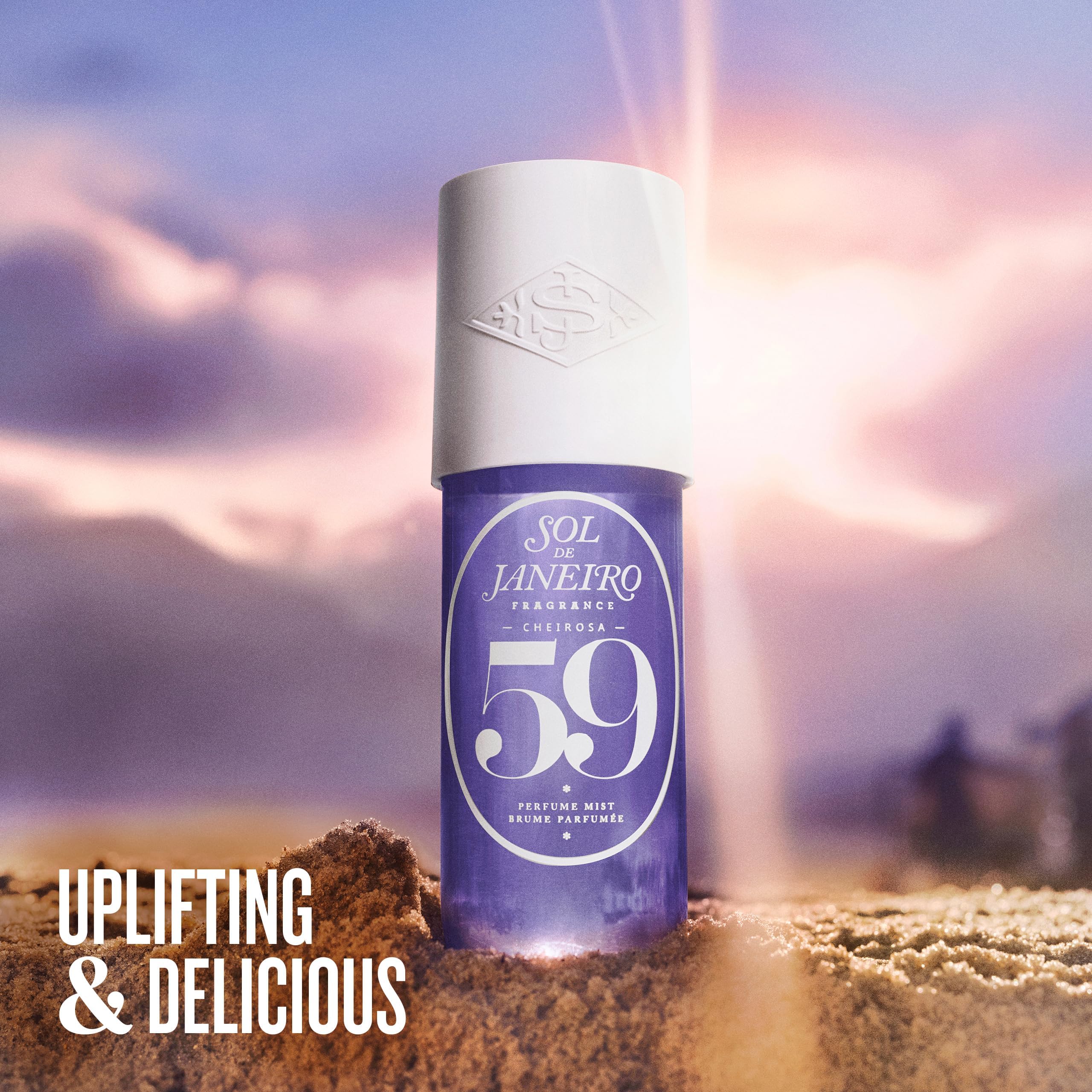 Sol de Janeiro Cheirosa 59 mist pour showcases portable spritz.