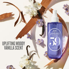 Sol de Janeiro Cheirosa 59 travel-size bottle ideal for on-the-go fragrance touch-ups.