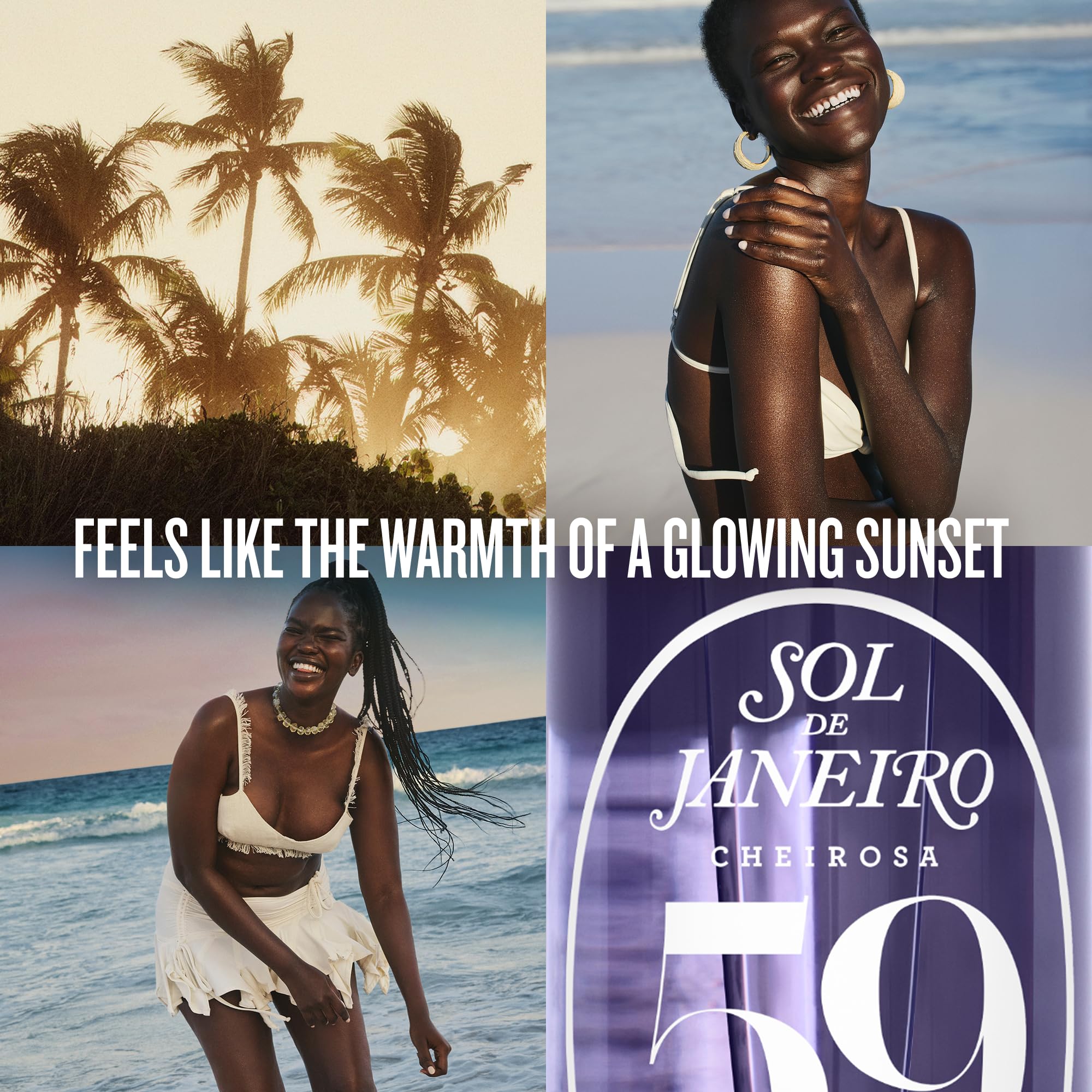 Sol de Janeiro Cheirosa 59 hair spray on strands, light fragrance layer