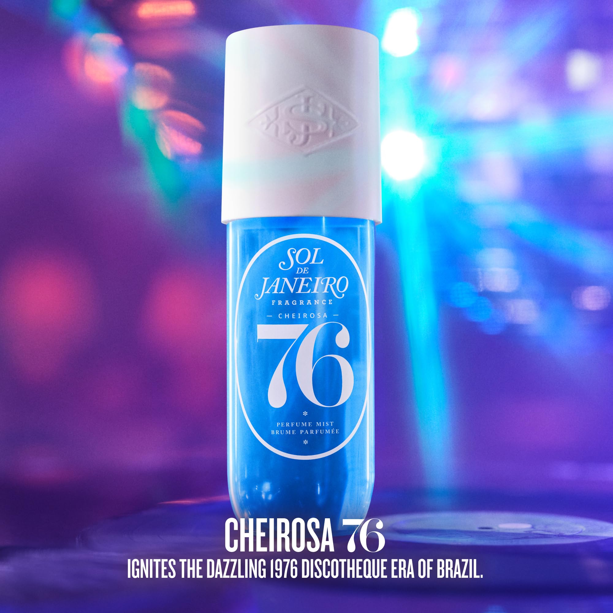 Sol de Janeiro Cheirosa 76 spray mist provides a quick, refreshing scent touch.
