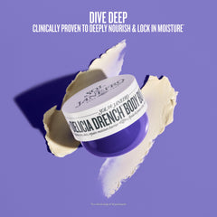 Sol de Janeiro Delicia Drench butter label showcases premium scent for mood-enhancing moments.