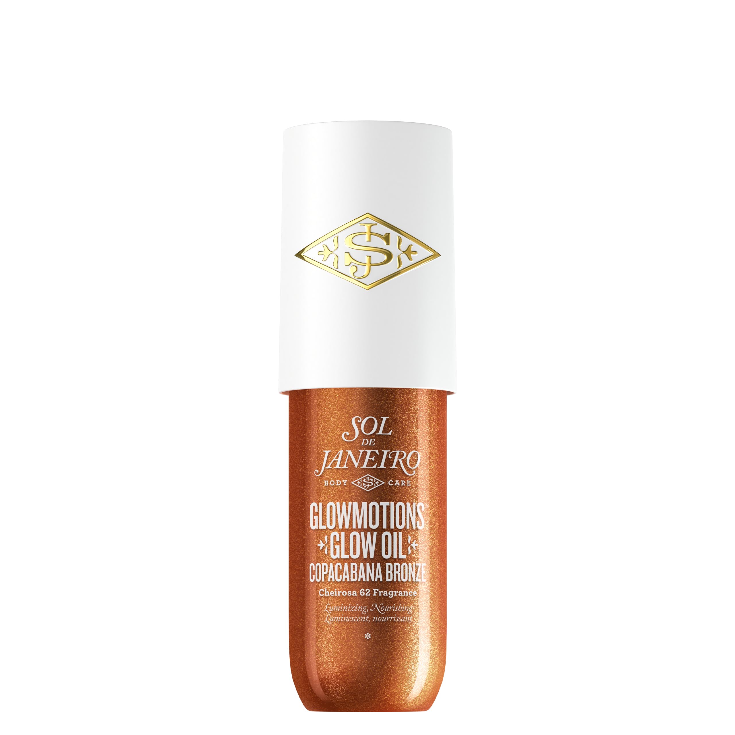 Sol de Janeiro Glowmotions Copacabana Bronze bottle closeup for sun-kissed glow