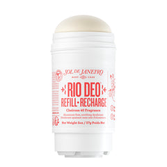 Sol de Janeiro Rio Deo Cheirosa 40 refill packaging shows sustainable design for easy refills.