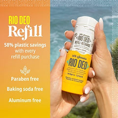 Sol de Janeiro Rio Deo Cheirosa 62 aluminum-free formula for sensitive underarms.