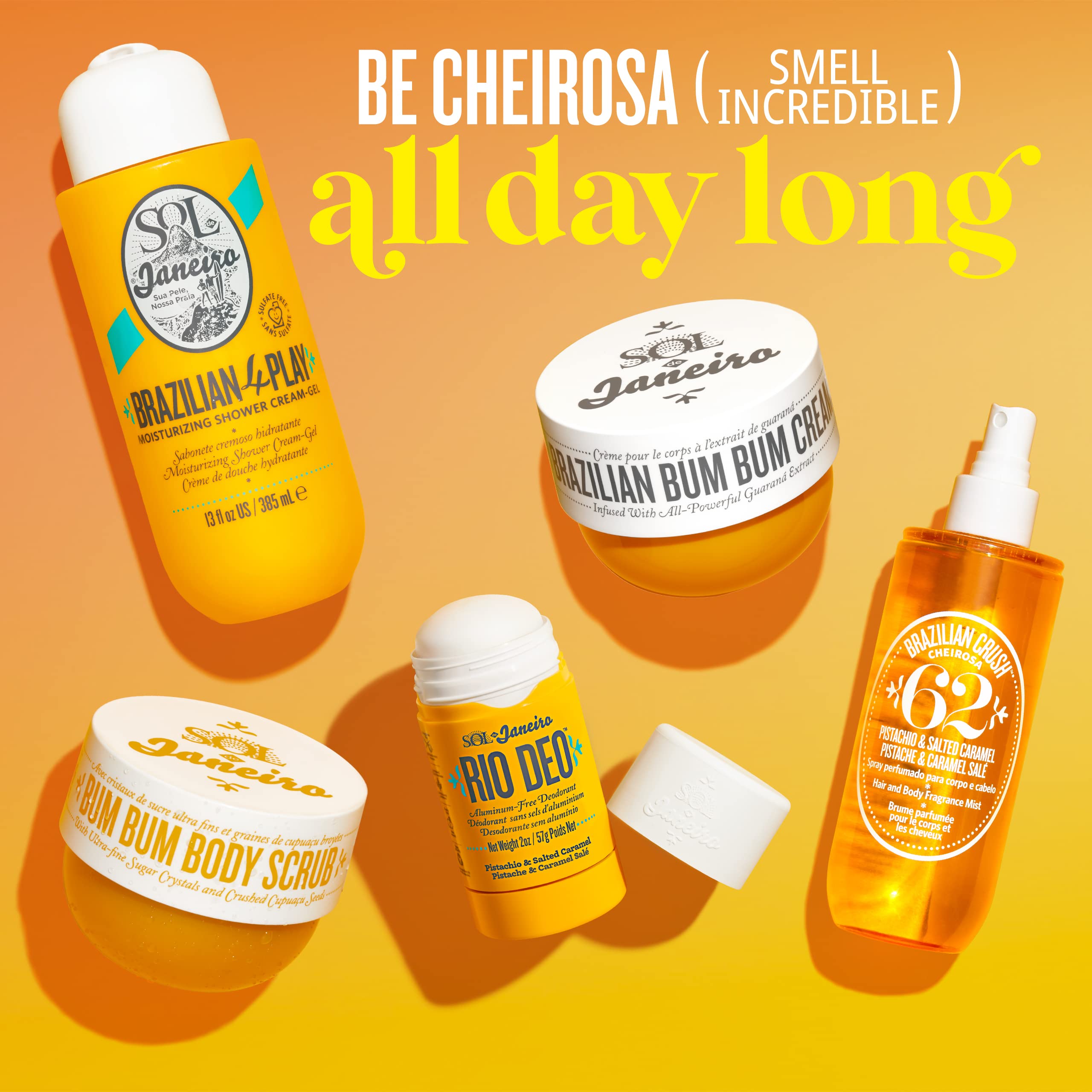 Sol de Janeiro Rio Deo Cheirosa 62 daily-use deodorant in a compact form.
