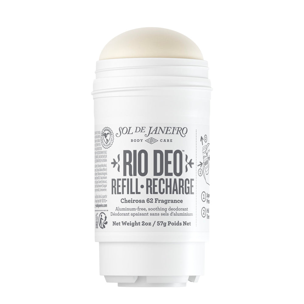 Sol de Janeiro Rio Deo Cheirosa 62 refill bar packaging highlighting eco-friendly design